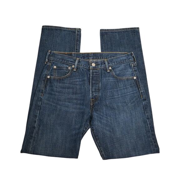 Levi's Men's 501 Button Fly Straight Leg Jeans 30x32 - Picture 4 of 11